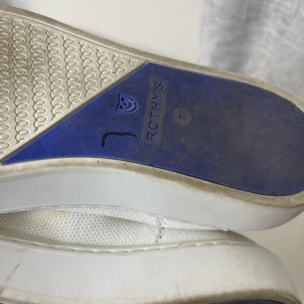 Rothy's Textile Bright White The Original Slip On Sneaker Women’s US 7 - Picture 7 of 8